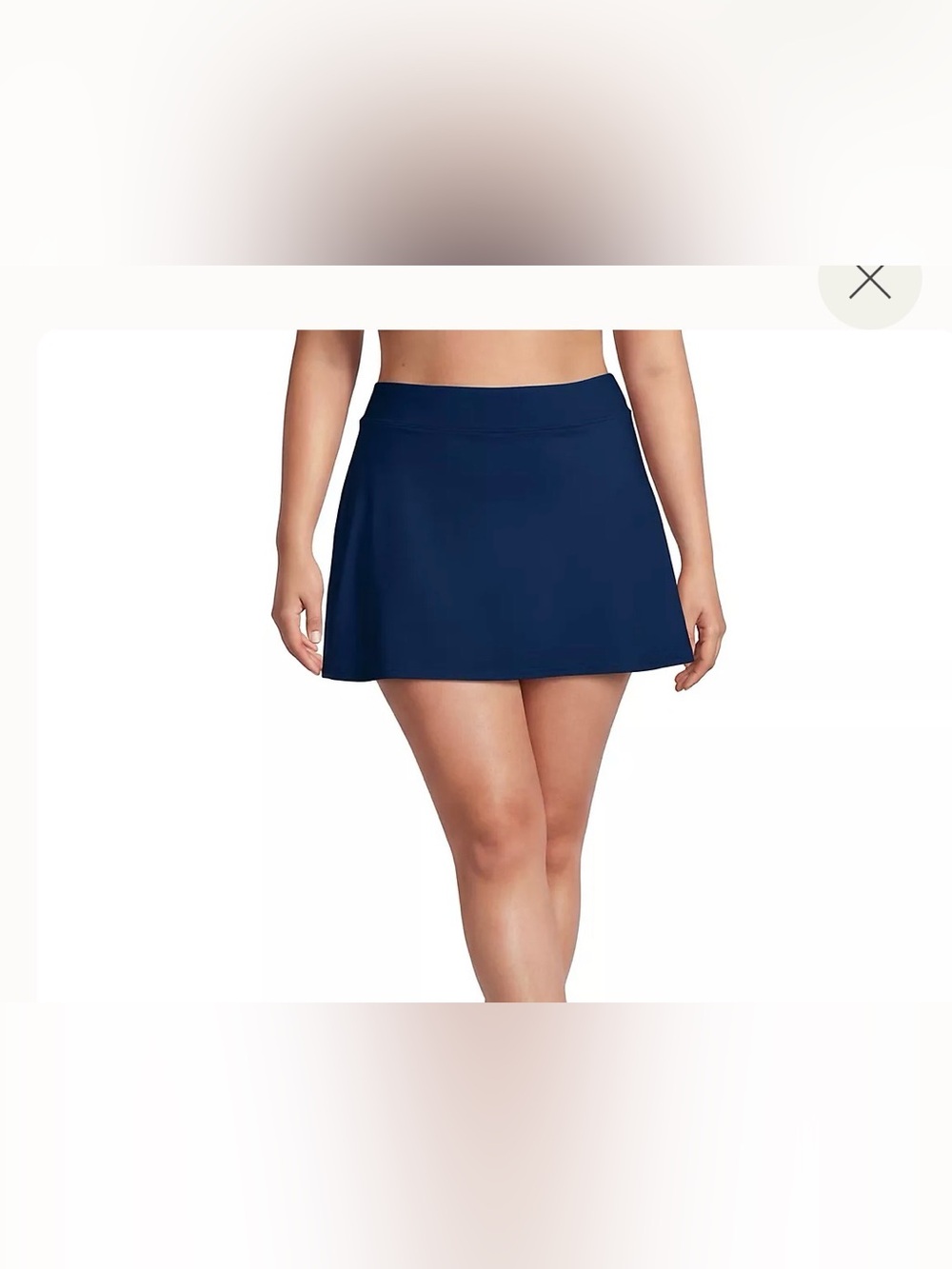 Lands End Women’s Swim Skirt in Navy blue | Size: 16W